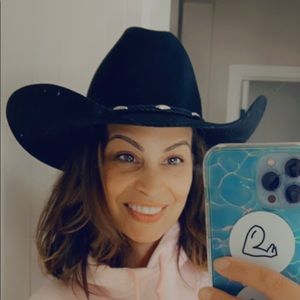 MHT Westerns Black Cowboy Hat 7 56 3x Beaver Blend